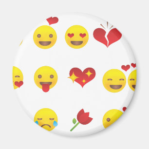 Imán Emojis de San Valentín