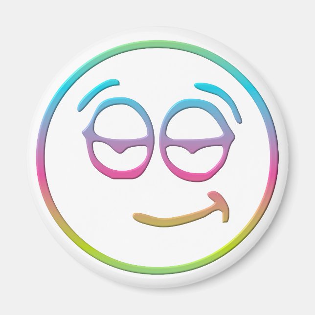 Imán Emoticon "Chillin" (Frente)