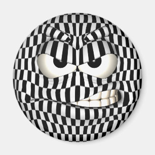 Imán Emoticon de cara enojada