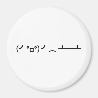 Imán Emoticono Ascii de giro de tabla