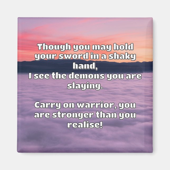 Imán Empath Warrior Positive Citation Animation (Frente)