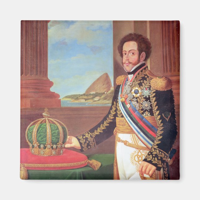 Imán Emperador Pedro I del Brasil, 1825 (Frente)