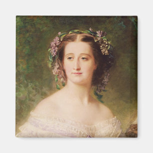 Imán Emperatriz Eugenie y sus señoras en esperar