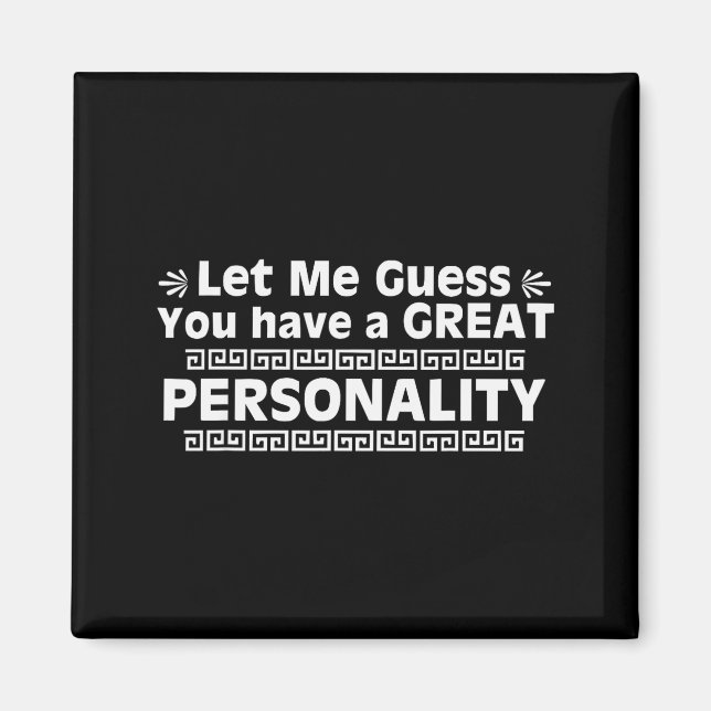 Imán Emperor, You Have A Great Ity, New Groove, Funny  (Frente)