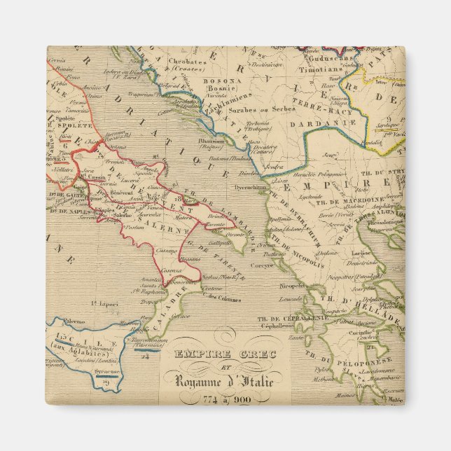 Imán Empire Grec et Royaume d'Italie 774 a 900 (Frente)