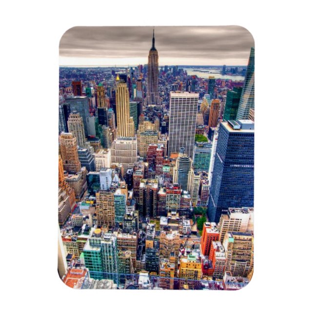 Imán Empire State Building y Midtown Manhattan (Vertical)