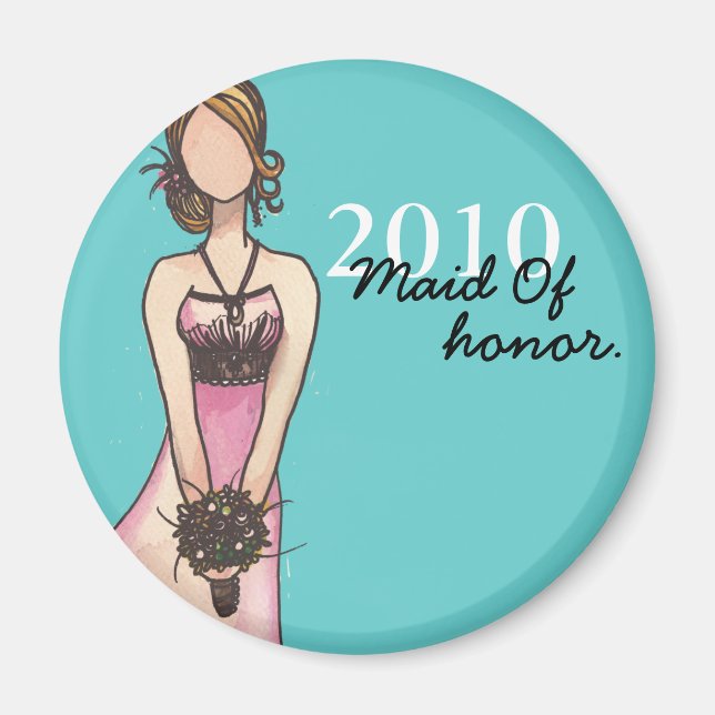 Imán Empleada De Honor (Frente)