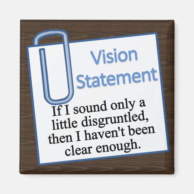 Imán Empleado disgustado (Frente)