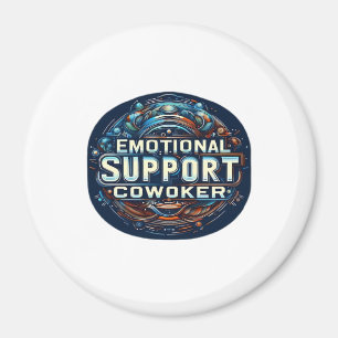 Imán Empleador de ayuda emocional, Typography Classic