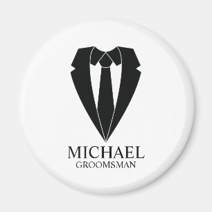 Imán Empleos Bodas negros y armadores personalizados
