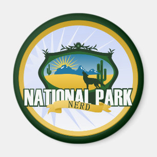 Imán Empollón del parque nacional - desierto