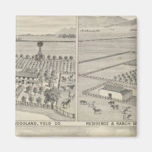 Imán Empresa maderera de Woodland