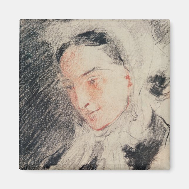 Imán Empress Eugénie (tiza negra y roja) (Frente)