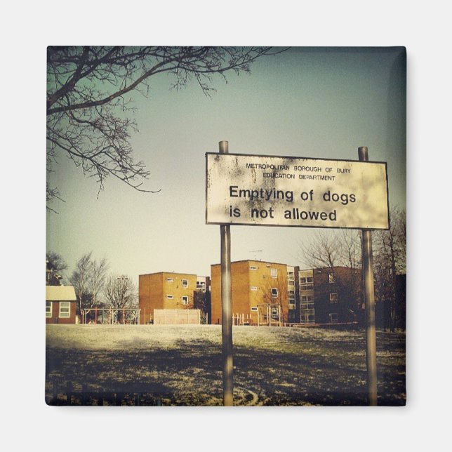 Imán Emptying of Dogs Magnet (Frente)