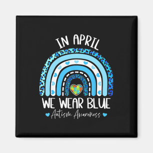 Imán En Abril Usamos Blues Autism Awareness Mes Puzz