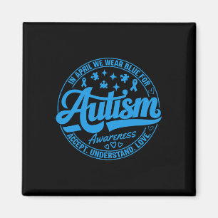 Imán En Abril Usamos El Autismo Azul Maestra Acepto Baj
