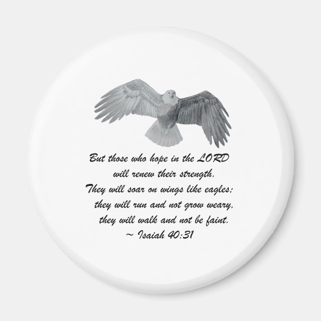 Imán En alas como las Águilas - Es 40:31 (Frente)