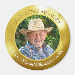 Imán En amor por la memoria Foto conmemorativa Keepsake