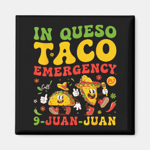 Imán En caso de emergencia de queso llama 9 juan juan m