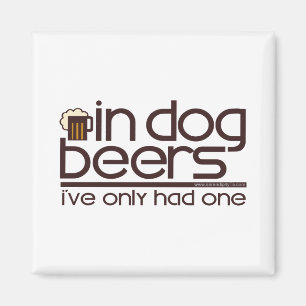 Imán En cervezas del perro….