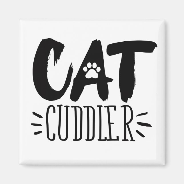 Imán en Cuddler Happy Cuddler Aesthetic Cat Pictures (Frente)