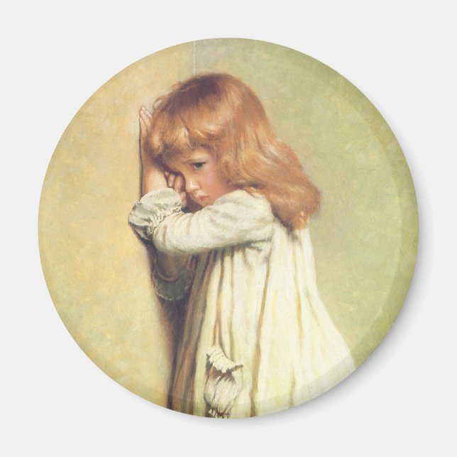 Imán En desgracia por Charles Burton Barber, arte vinta (Frente)