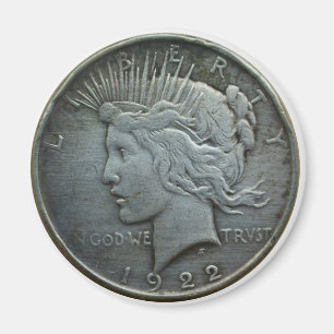 Imán En DIOS confiamos en - la moneda de 1922