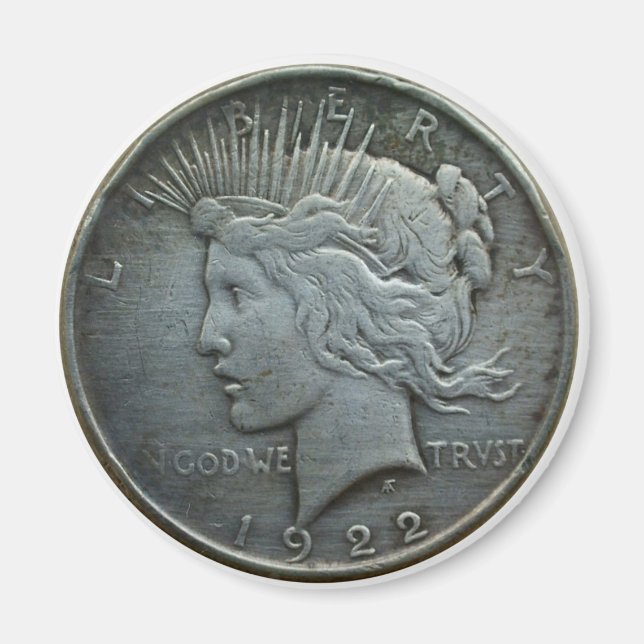 Imán En DIOS confiamos - Moneda de 1922 (Frente)