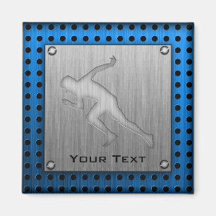 Imán En ejecución; Aspecto Metalizado cepillado