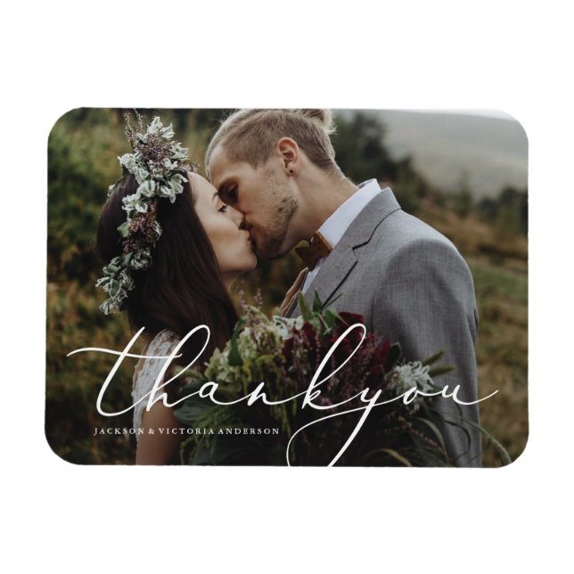 Imán En el amor Gracias Magnet (Horizontal)