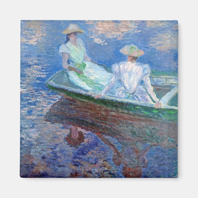 Imán En el barco, Monet (Frente)