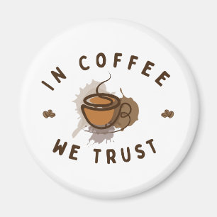 Imán En el café confiamos divertido