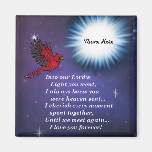 Imán En el cardenal claro