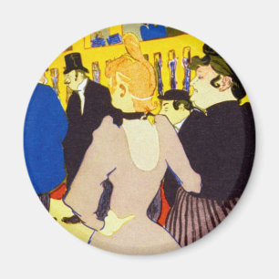 Imán En el club nocturno de Toulouse Lautrec, Arte Anti