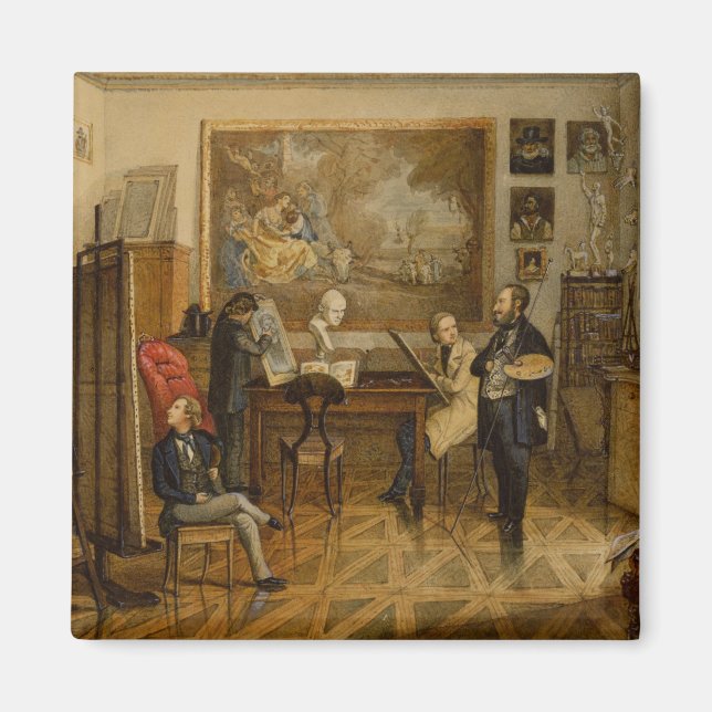 Imán En el estudio de Miklos Barabas (Frente)