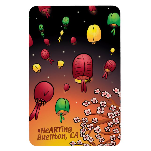 Imán - En el flujo (Vertical)