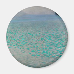 Imán En el lago Attersee, por Gustav Klimt, Bella Artes