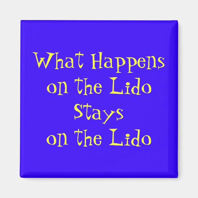 Imán En el Lido (Frente)