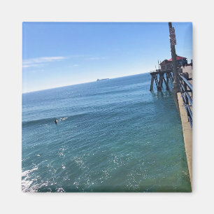 Imán En el muelle, Huntington Beach, California