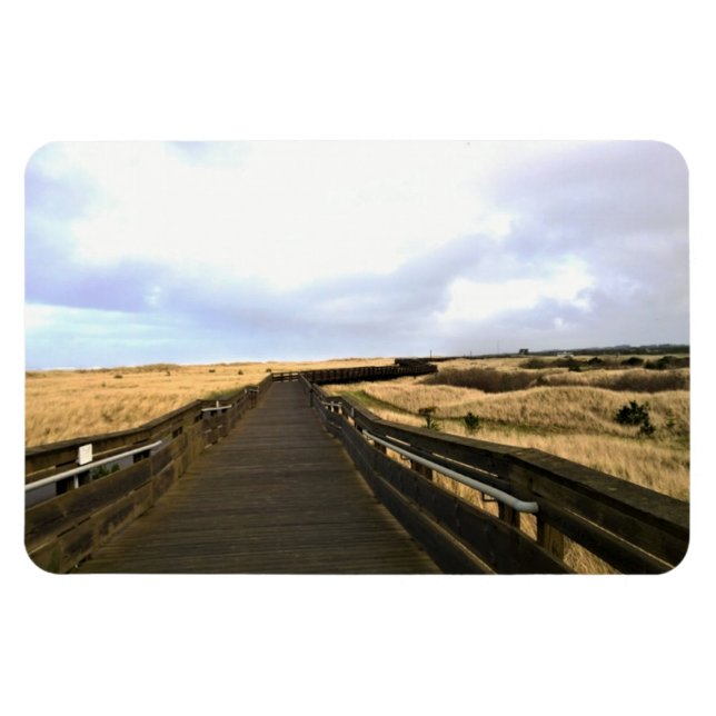 Imán En el paseo marítimo, Long Beach, Washington (Horizontal)
