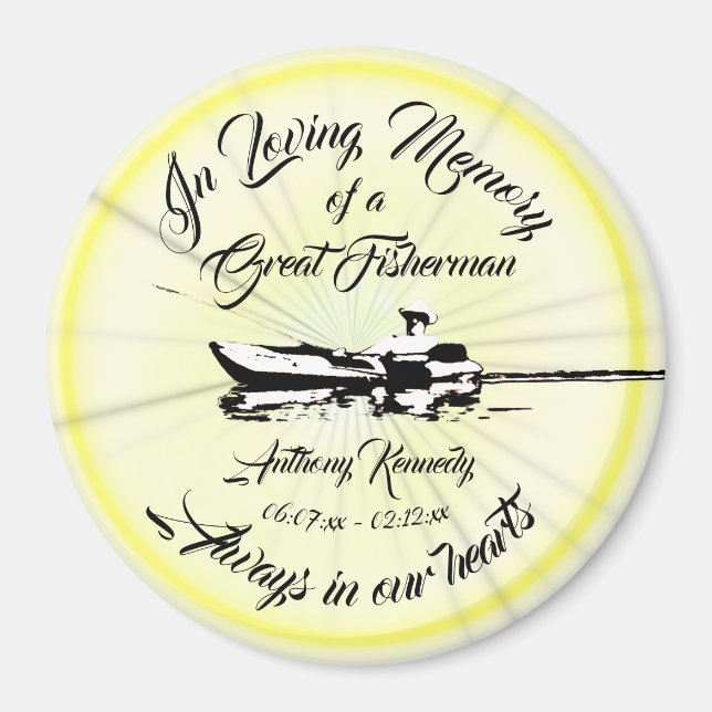 Imán En el recuerdo amoroso de un gran pescador (Frente)