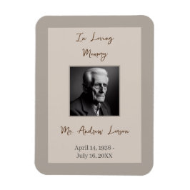 Imán En el recuerdo elegante del funeral de amor