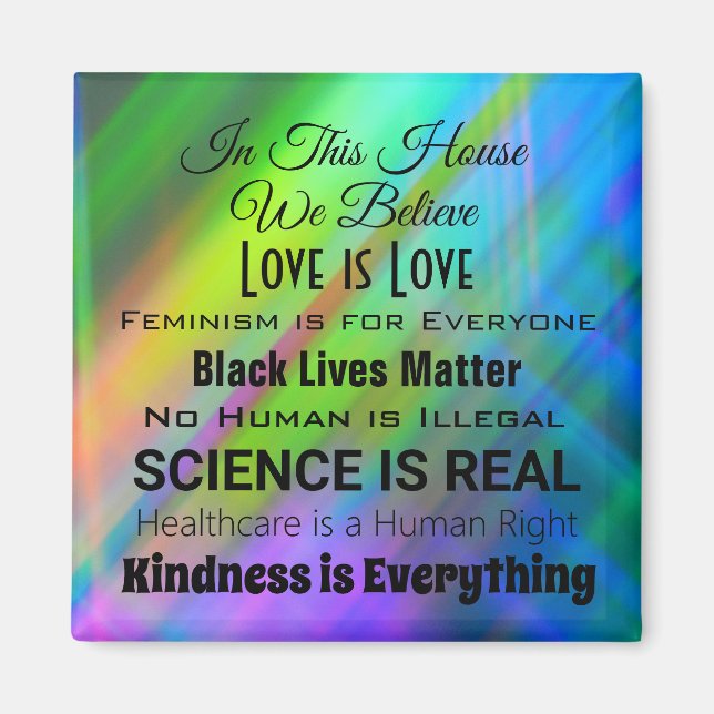 Imán En esta Cámara... Mapa de Derechos Humanos (Frente)