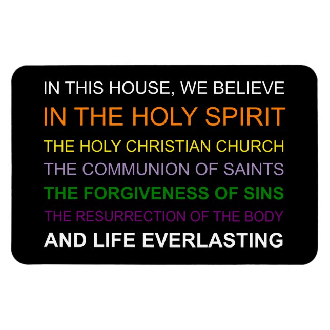 Imán En esta casa creemos (Horizontal)