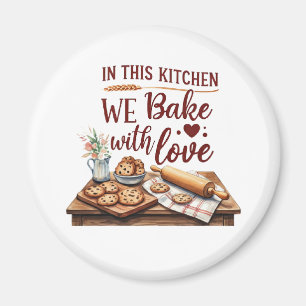Imán En Esta Cocina Horneamos Con Amor - Cookies