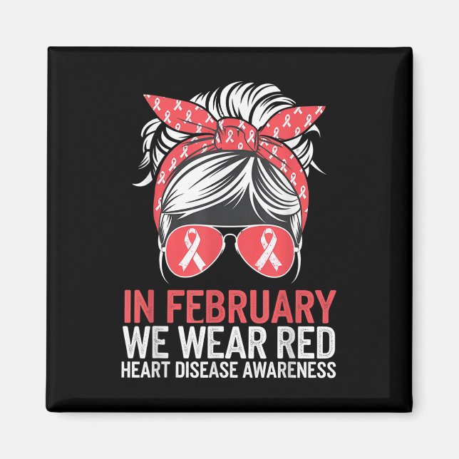 Imán En Febrero Usamos El Rojo Para Awarenes De Enferme (Frente)