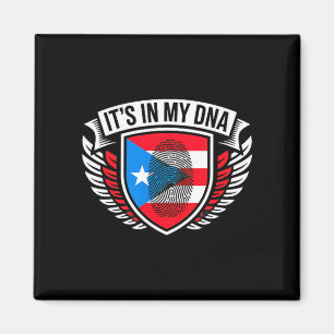 Imán En huella dactilar de adn en orgullo de bandera pu