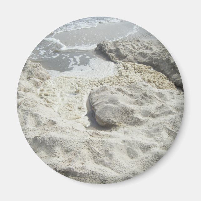 Imán En la arena del tiempo Magnet (Frente)