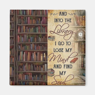 Imán En la biblioteca voy