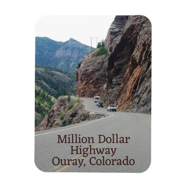 Imán En la carretera Edge Colorado Million Dollar (Vertical)